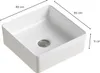 Lavabo da appoggio quadrato in Vetroceramica bianca AONI da Anteprima dell’immagine prodotto 3