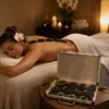 Set mit 16 Basaltmassage-Steinen schwarz im Etui Produktbild-Vorschau 11