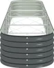 vidaXL Garten-Hochbeet 400 x 80 x 44 cm Verzinkter Stahl Produktbild-Vorschau 5