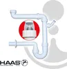 HAAS Kugelverschluss - Raumsparsiphon - Geruchsverschluss Produktbild-Vorschau 2
