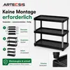 ARTECSIS®: Scaffale per scarpe in plastica con 5 ripiani, Anteprima dell’immagine prodotto 5