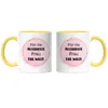 Für die allerbeste Frau der Welt Tasse Gelb Geschenkidee Produktbild-Vorschau 3