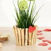com-four® 80x Wäscheklammern XL aus Holz - Holzklammern aus Produktbild-Vorschau 3