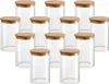 gouveo 12er Set Vorratsdose 250 ml rund aus Borosilikatglas Produktbild-Vorschau 1