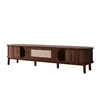 STILVORA TV-kast met rieten lades, TV-dressoir met 2 houten Productafbeelding-voorbeeld 13
