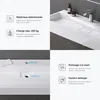 doporro Lavabo Suspendu avec Bonde Vasque à Poser Blanc Voir les images du produit 6