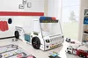Autobett für Kinder 90x200 Feuerwehrbett Kinderbett Rio Produktbild-Vorschau 1