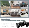 Modularer TV-Ständer aus Holz, 3-teilig, passend für Produktbild-Vorschau 3