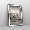 Gerahmtes Poster - Schwarzer Rahmen - Brücke Pier Sepia - Produktbild-Vorschau 8