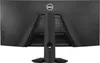 The back of a black Dell monitor is shown, mounted on its stand. Voir les images du produit