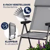 CASARIA® Gartenstühle 2er Set Klappbar 6-fach Verstellbar Produktbild-Vorschau 4
