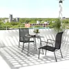 Zahradní stůl Outsunny z oceli, 80 x 80 x 74 cm, odolný Náhled obrázku produktu 10