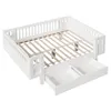 Flieks kinderbed 140x200 cm met 2 lades, houten kinderbed Productafbeelding-voorbeeld 9