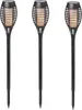 3 Stuks - Tuinlamp Fakkel - Solar - Realistisch vlameffect Productafbeelding-voorbeeld 1
