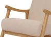 Houpací křeslo HWC-K10, polohovatelné, dřevo  látka/textil Náhled obrázku produktu 4