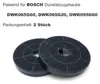 2 Aktivkohlefilter (1 Paar) für BOSCH Dunstabzugshauben Produktbild-Vorschau 2