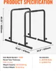 SucceBuy Dip Bars, capacité 200 kg, Heavy Duty Dip Stand Voir les images du produit 7