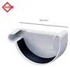 INEFA Dachrinnen Endstück halbrund, PVC NW150 / 150mm, Produktbild-Vorschau 2