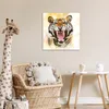 MuchoWow® Poster Tiger - Zähne - Raubtiere 50x50 cm - Produktbild-Vorschau 7
