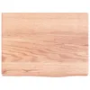vidaXL Umývadlová doska svetlohnedá 40x30x(2-4) cm z Náhľad obrázku produktu 3