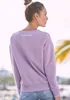 Elbsand Sweatshirt Ylva lila Größe S Produktbild-Vorschau 4