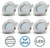 B.K.Licht - Zestaw 6 sztuk wpuszczanych lamp LED do Podgląd zdjęcia produktu 2