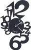 Horloge Murale Lupin Design Moderne Noir Fabriquée En Voir les images du produit 1