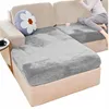 Sofa Sitzkissenbezug - Grau - 165-200cm - Stretch Husse - Produktbild-Vorschau 11