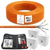 ARLI Cat7 50 m Verlegekabel S/FTP + 3x Cat6a Netzwerkdose + Produktbild-Vorschau 1