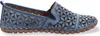 Gemini Damen Slipper Leder Mokassin floral Blumen Cutouts Produktbild-Vorschau 14