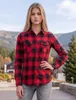 Brandit Donna - Camicia FLANELL nero / rosso - M Anteprima dell’immagine prodotto 9
