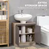 HOMCOM Meuble salle de bain sous Lavabo - meuble Voir les images du produit 6