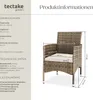 sada 2 ratanových židlí Nantes durable 59 x 57 x 85 cm Náhled obrázku produktu 13