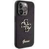 A black phone case with a gold Guess logo and branding. Anteprima dell’immagine prodotto