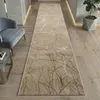 Designer Teppich Ästemuster in beige Größe - 80 x 300 cm Produktbild-Vorschau 1