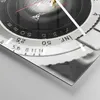 Wanduhr - Quadrat - Glasuhr - Objektiv Schwarzweiß Vintage Produktbild-Vorschau 5