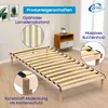 Bettgestell mit Lattenrost 'PYXIS' Massivholz Buche 70x200 Produktbild-Vorschau 2