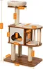 COSTWAY Arbre à chat en bois, arbre à chat tanière, arbre à Voir les images du produit 4