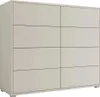 A front view of a light-colored dresser with eight drawers. Náhľad obrázku produktu