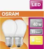 Osram E27 4W 2700K 2PACK LED-Tropfen, Sockel E27, 4 Watt, Produktbild-Vorschau 2