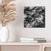 DEQORI Hybrid Leinwand Bild 30x30 cm 'Gipfel im Nebel' Produktbild-Vorschau 4