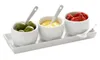 Dip-Set - Weiß - Porzellan - 7-teilig Produktbild-Vorschau 1