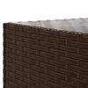 11-tlg. Garten-Lounge-Set mit Kissen Braun Poly Rattan - Produktbild-Vorschau 9