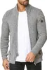 Red Bridge Herren Strickjacke Cardigan mit Stehkragen Basic Produktbild-Vorschau 4