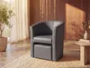 Lounge-Sessel & Hocker - Kunstleder - Grau - JOVANA Produktbild-Vorschau 2
