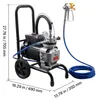 Spruzzatore airless a membrana VEVOR da 1800 W, spruzzatore Anteprima dell’immagine prodotto 8