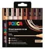 Dekoračný popisovač, sada, 1,8-2,5 mm, UNI "Posca PC-5M", 8 rôznych farieb Anteprima dell’immagine prodotto
