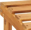 A close-up view of the corner of a wooden garden chair, showing the joinery and screws. Náhled obrázku produktu