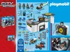 A collage of Playmobil City Action SEK headquarters playset, showing various components and figures. Náhľad obrázku produktu