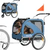 XL Hundefahrradanhänger, 2 in 1 faltbarer Anhänger mit Produktbild-Vorschau 1